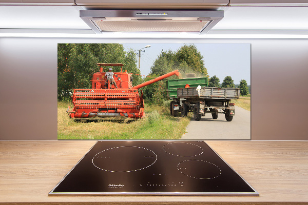 Glazen achterwand keuken Maaidorser