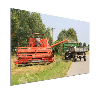 Glazen achterwand keuken Maaidorser