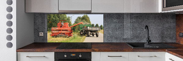 Glazen achterwand keuken Maaidorser