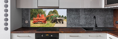 Glazen achterwand keuken Maaidorser