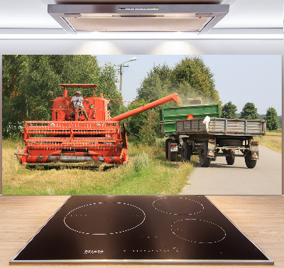 Glazen achterwand keuken Maaidorser