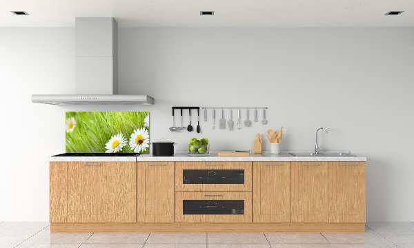 Keuken achterwand Madeliefjes