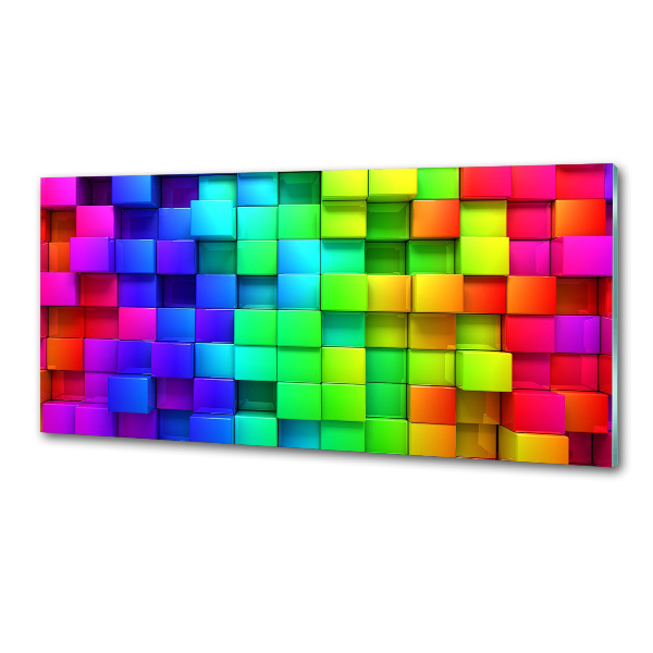 Keuken achterwand Kleurrijke dozen