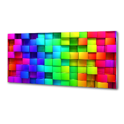 Keuken achterwand Kleurrijke dozen