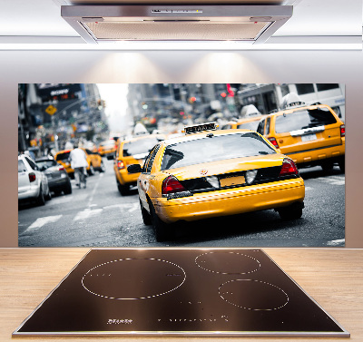 Achterwand keuken New Yorkse taxi's
