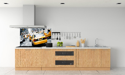 Achterwand keuken New Yorkse taxi's