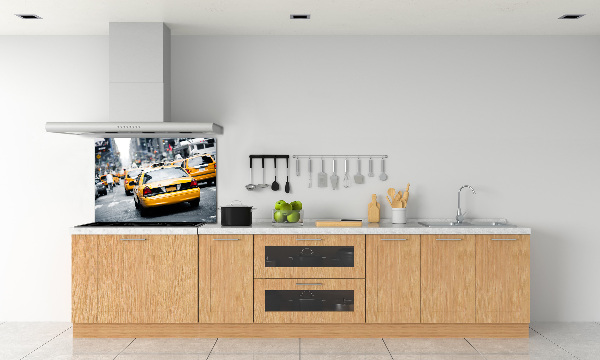 Achterwand keuken New Yorkse taxi's
