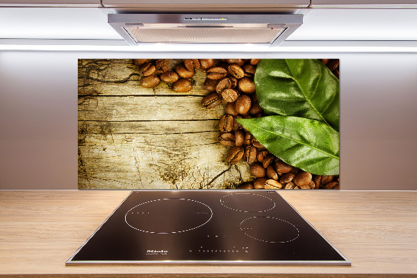 Spatscherm keuken Koffie en laurierblad