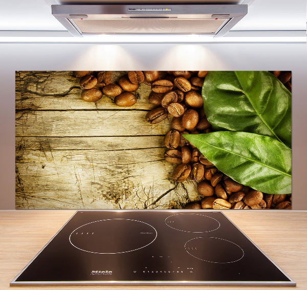 Spatscherm keuken Koffie en laurierblad