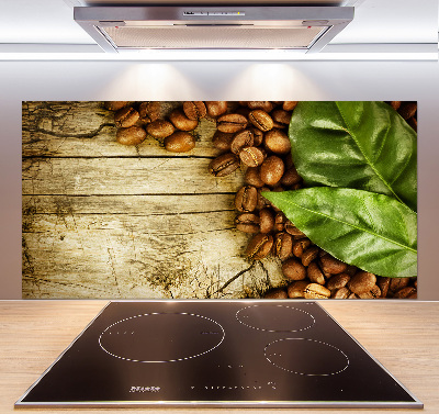 Spatscherm keuken Koffie en laurierblad