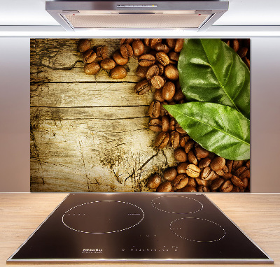 Spatscherm keuken Koffie en laurierblad