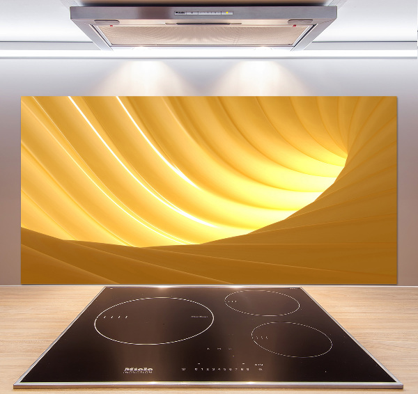 Glazen achterwand keuken Abstracte wervel