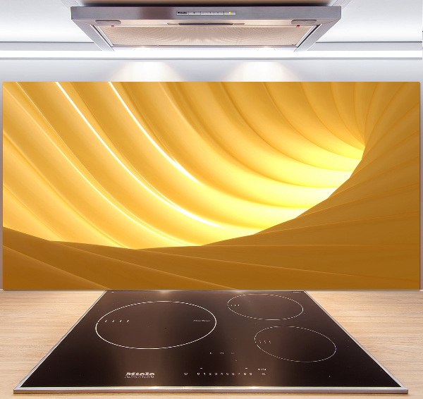 Glazen achterwand keuken Abstracte wervel