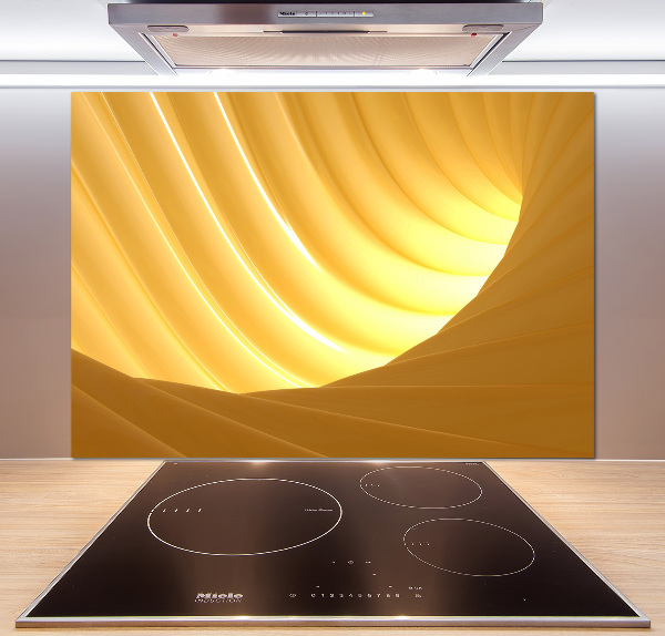 Glazen achterwand keuken Abstracte wervel