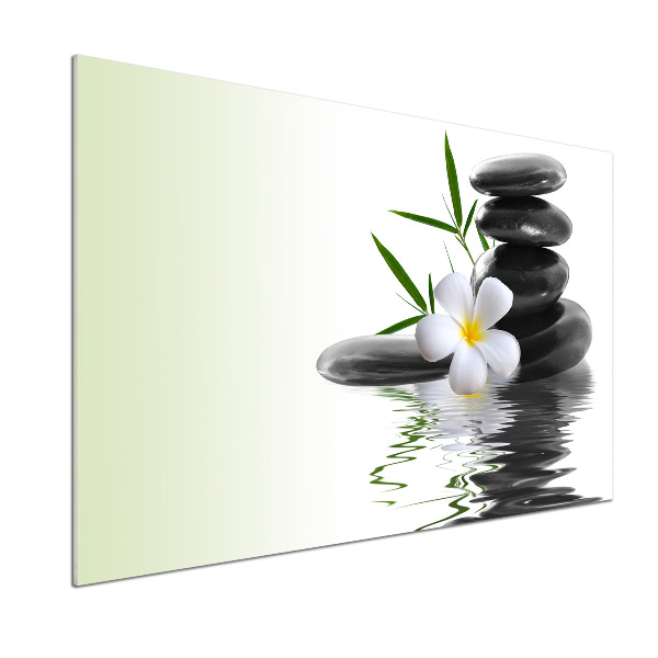 Spatscherm keuken Zen-stenen