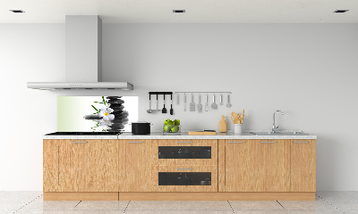 Spatscherm keuken Zen-stenen