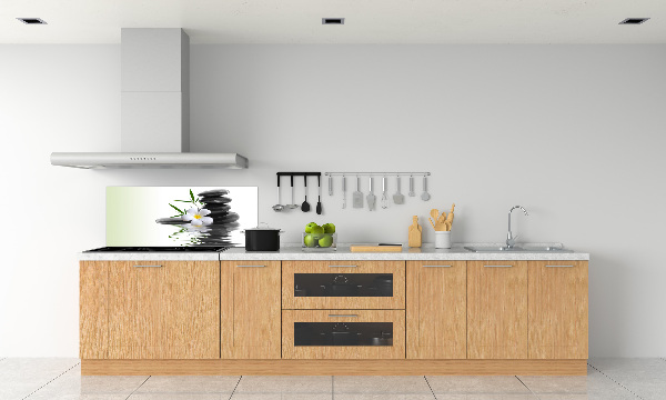 Spatscherm keuken Zen-stenen
