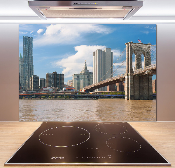 Keuken achterwand Brooklynbrug