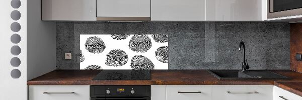Keuken achterwand Vingerafdrukken
