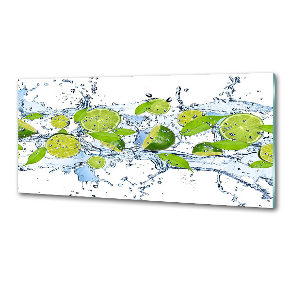 Achterwand keuken Limoenen en water