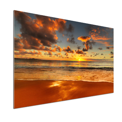 Keuken achterwand Zonsondergangstrand