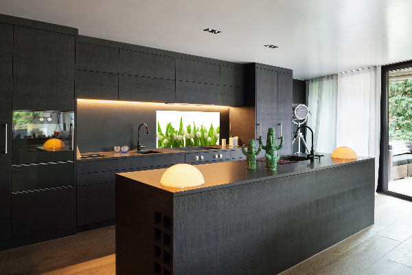 Spatplaat keuken Witte tulpen