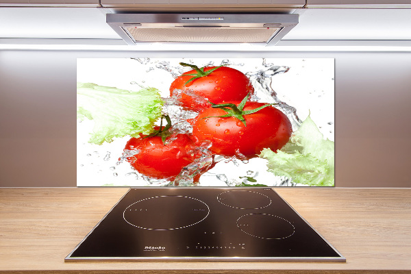 Achterwand keuken Tomaten en sla