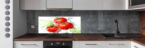 Achterwand keuken Tomaten en sla