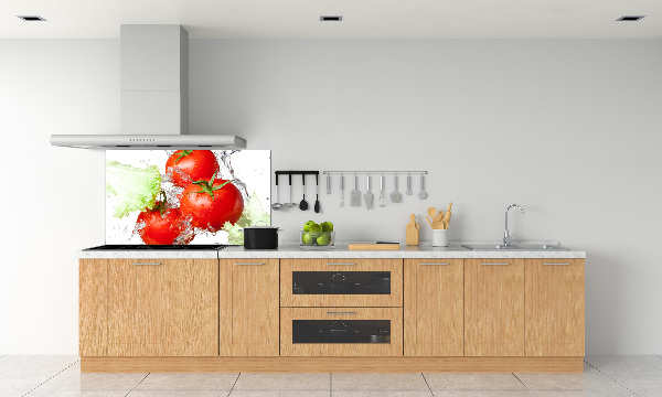 Achterwand keuken Tomaten en sla