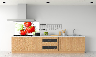 Achterwand keuken Tomaten en sla