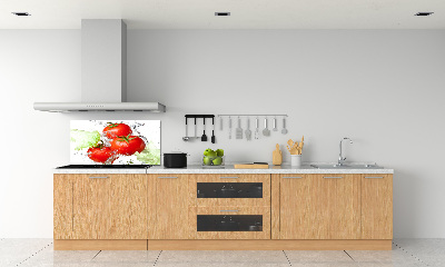 Achterwand keuken Tomaten en sla