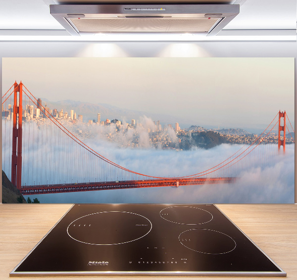 Spatscherm keuken San Francisco-brug