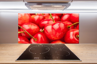 Spatplaat keuken Kers