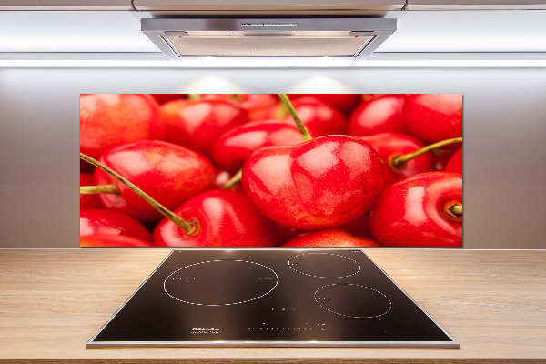 Spatplaat keuken Kers