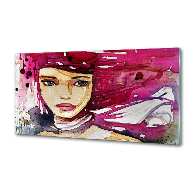 Keuken achterwand Abstracte vrouw