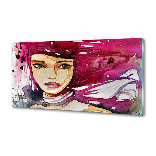 Keuken achterwand Abstracte vrouw