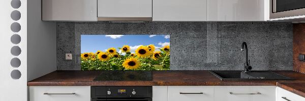 Keuken achterwand Zonnebloemen