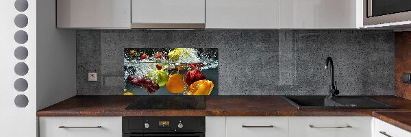 Spatscherm keuken Fruit en groenten