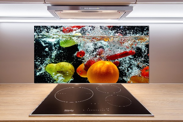 Keuken achterwand Fruit onder water