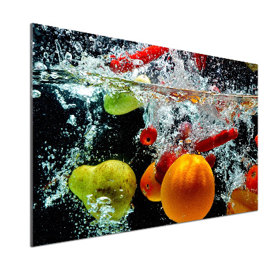 Keuken achterwand Fruit onder water