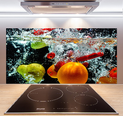 Keuken achterwand Fruit onder water