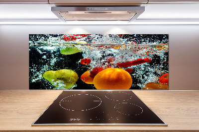 Keuken achterwand Fruit onder water