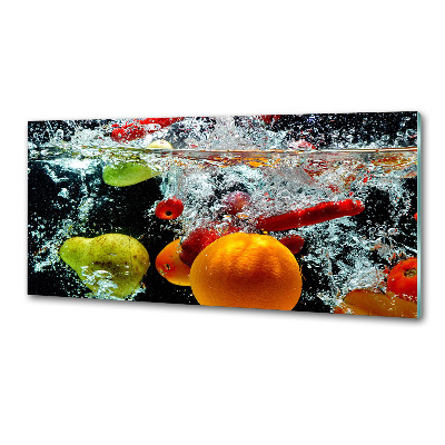 Keuken achterwand Fruit onder water