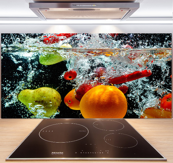 Keuken achterwand Fruit onder water