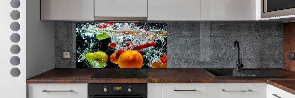 Keuken achterwand Fruit onder water