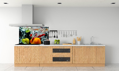 Keuken achterwand Fruit onder water