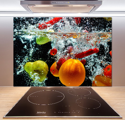 Keuken achterwand Fruit onder water