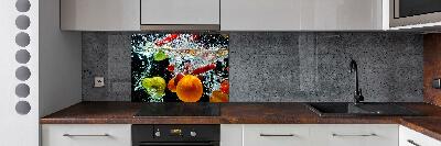 Keuken achterwand Fruit onder water