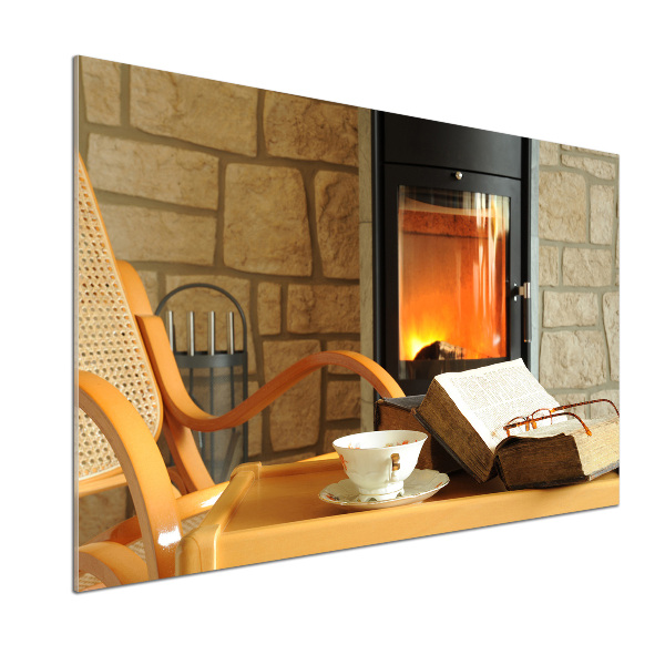 Spatscherm keuken Haard