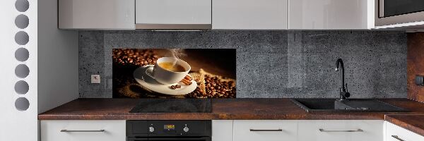 Keuken achterwand Koffie in een kopje